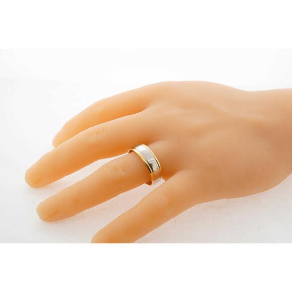 Vintage Estate Sale Fine Jewelry Ring - Yellow Gold Platinum 12.00g Size 12.25